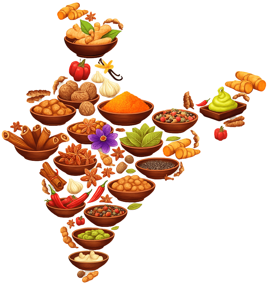 India map with airplane